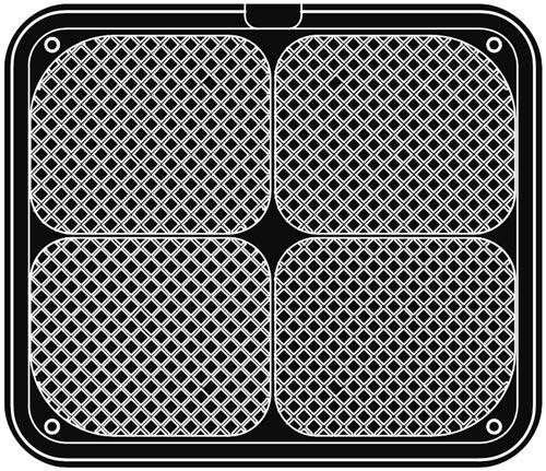 Forma pre stroj CookMatic, oblátkovač 4 ks - PAVONI