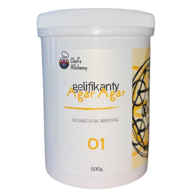 Agar Agar, želatinujúce činidlo (E406), 500 g – CHEF'S ALLCHEMY