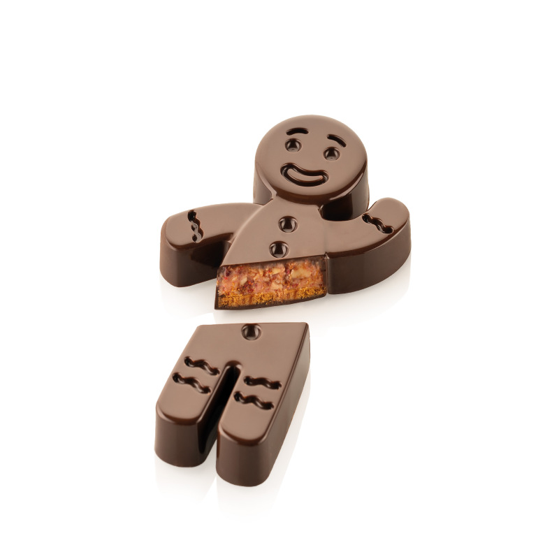 Tritanová forma na čokoládu CH054 GINGER-T – SILIKOMART 1