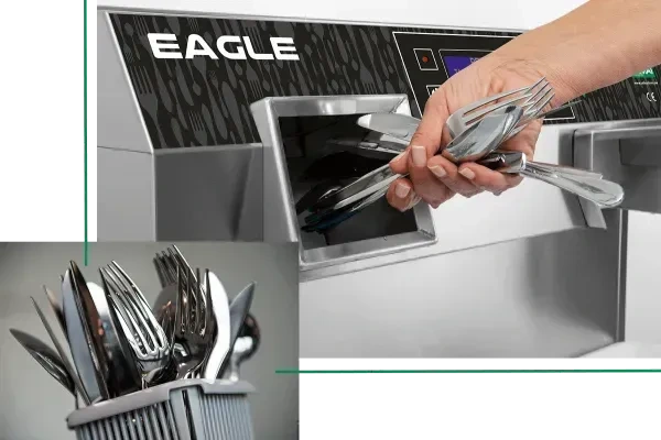Automatická leštička príborov pre stredné a veľké prevádzky, EAGLE – TAMAI 2