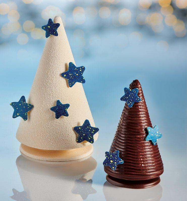 Silikónová vianočná forma na čokoládové hviezdy - MARTELLATO