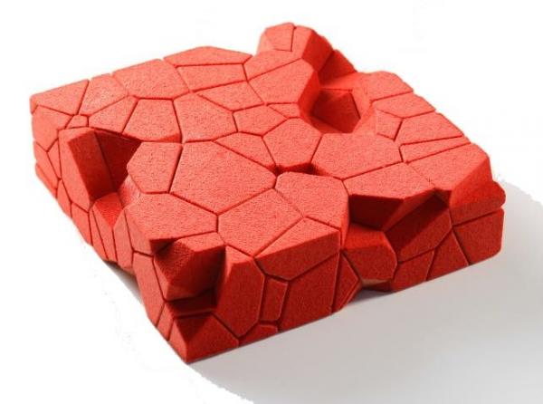 Silikónová forma CLUSTER CAKE, ručne vyrábaná forma - DINARA KASKO