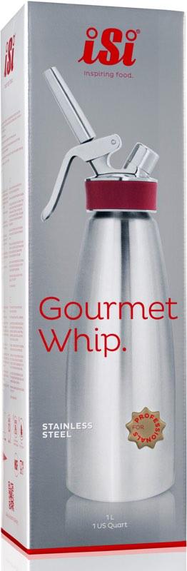 Multifunkčná fľaša na šľahačku Gourmet Whip, 1 l – iSi
