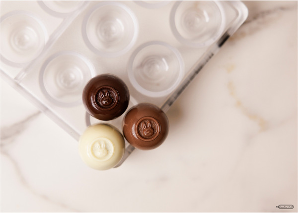 Polykarbonátová forma na pralinky EASTER 275x135 mm – CHOCOLATE WORLD 1