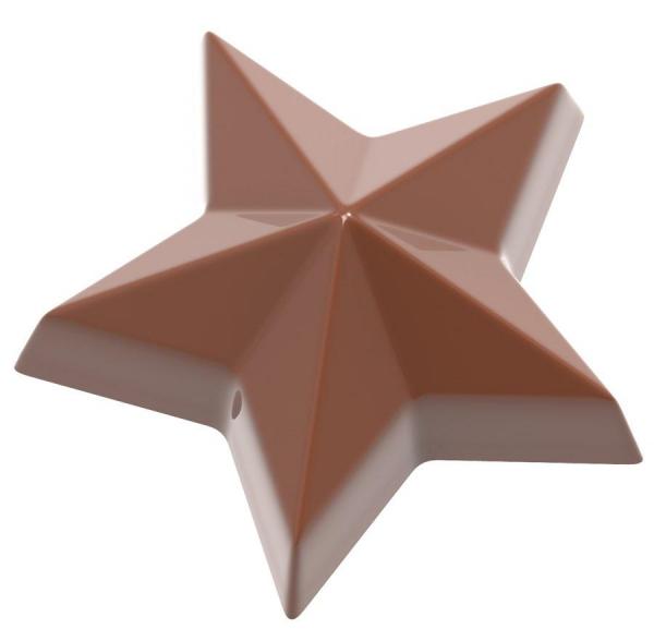 Polykarbonátová forma, hviezda, 275x135 mm - CHOCOLATE WORLD