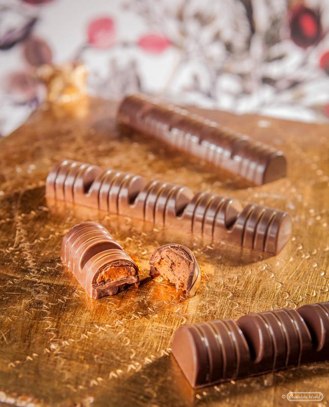Polykarbonátová forma na čokoládové tyčinky, línia BARS, 275x135 mm - CHOCOLATE WORLD