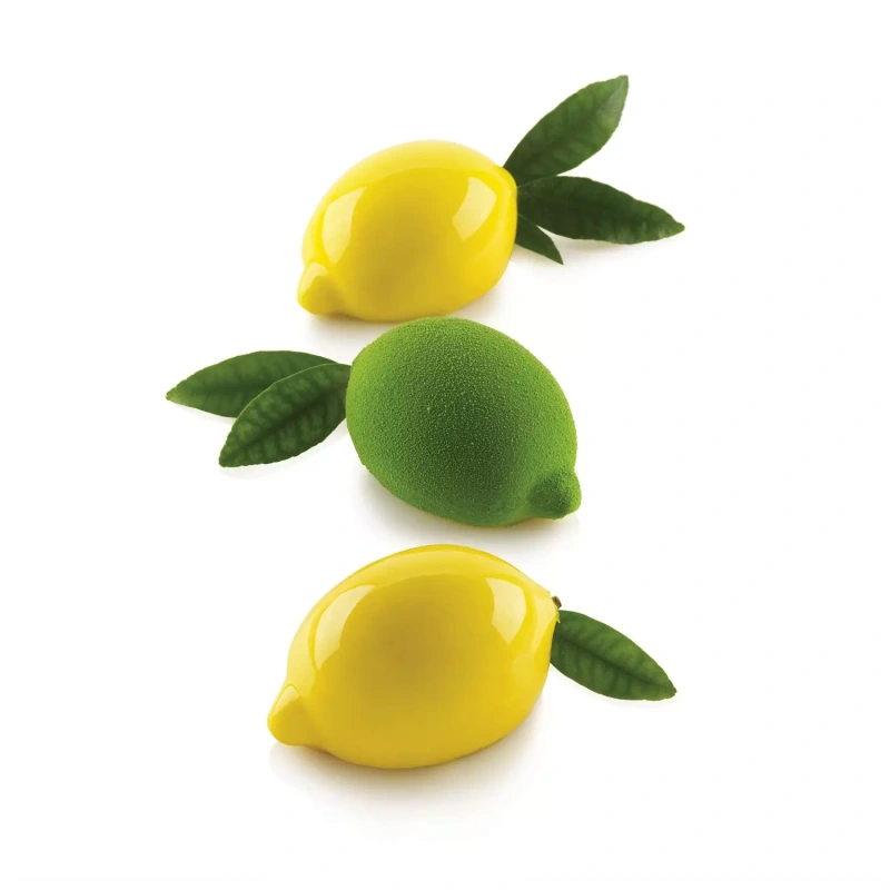 Silikónová forma na 3D monoporcie Limone & lime 120, 4 x 120 ml – SILIKOMART
