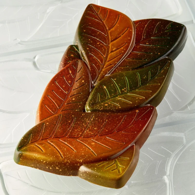 Polykarbonátová forma na tabuľkovú čokoládu 275x175 mm, Garden – PAVONI