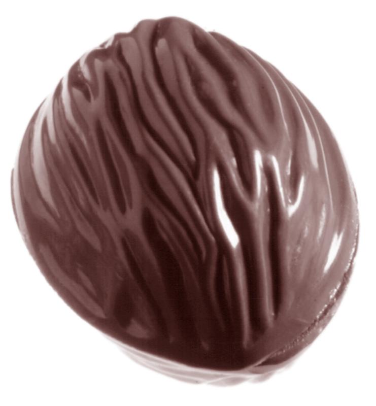 Polykarbonátová forma na pralinky, línia Nuts, 275x175 mm - CHOCOLATE WORLD