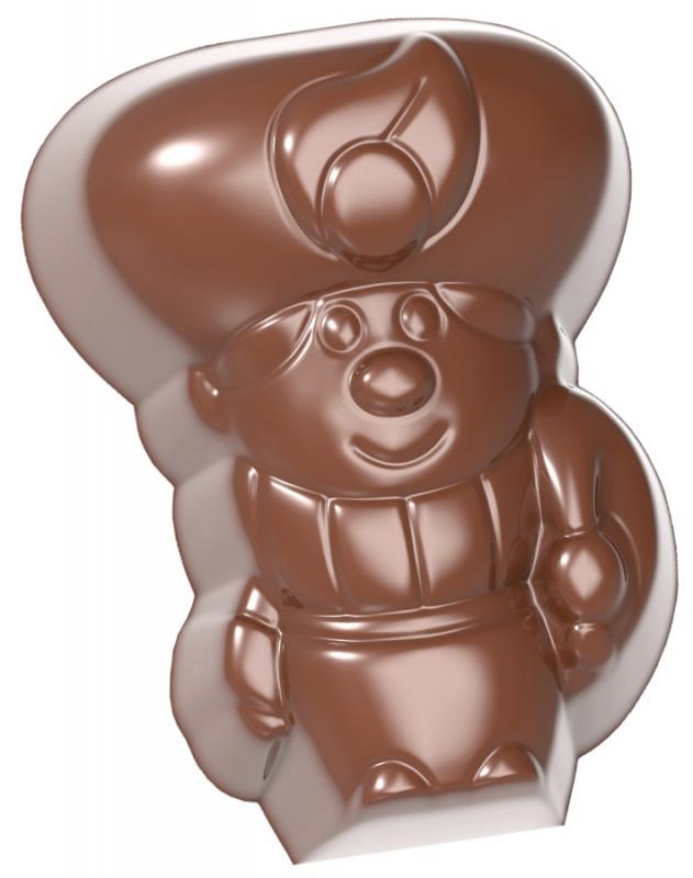 Polykarbonátová forma na figúrky, čierny Peter, 275x135 mm - CHOCOLATE WORLD