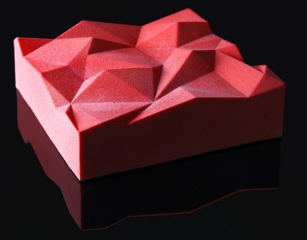 Silikónová forma TRIANGULATION CAKE, ručne vyrábaná forma - DINARA KASKO