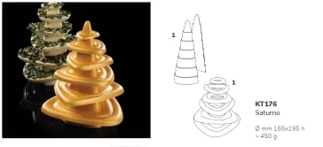 Plastová vianočná forma 3D STROMČEK, sada 2 ks - PAVONI