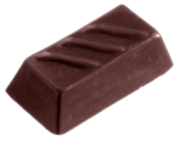 Polykarbonátová forma na obdĺžnikové pralinky, línia FANTASY, 275x175 mm - CHOCOLATE WORLD