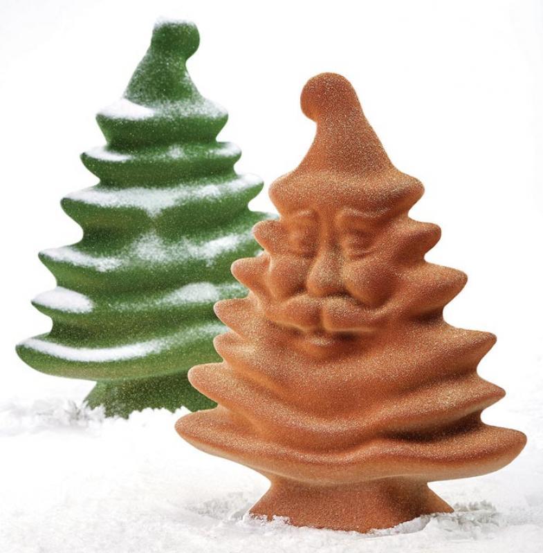 Plastová vianočná forma, rôzne 3D stromčeky - PAVONI