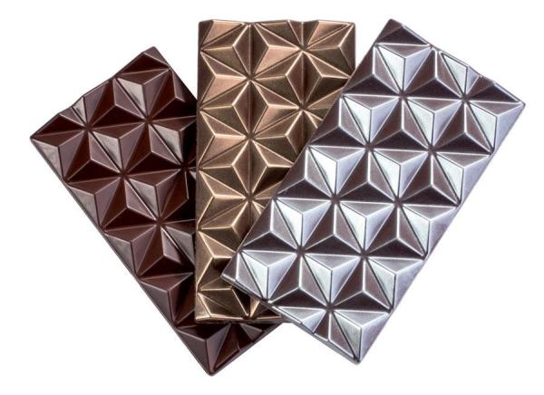 Polykarbonátová forma na tabuľkovú čokoládu 275x175 mm, Tavolette bars - MARTELLATO