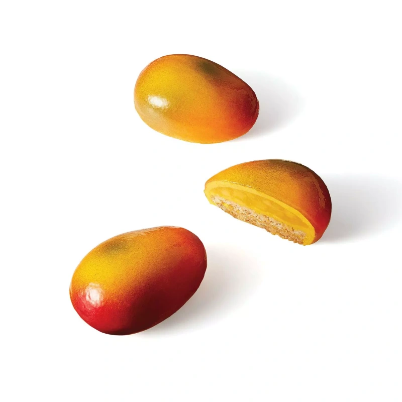 Silikónová forma na monoporcie Mango 130, 6 x 130 ml – SILIKOMART 1