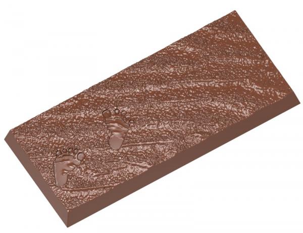 Polykarbonátová forma na tabuľkovú čokoládu, línia TABLETS, 275x135 mm - CHOCOLATE WORLD