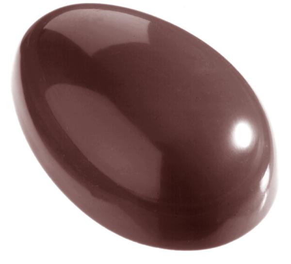 Polykarbonátová forma na čokoládové vajíčko, hladké, 275x175 mm - CHOCOLATE WORLD