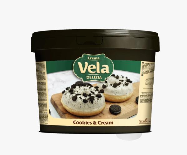 Cookies & Cream krém VELA, 6 kg – EUROCAO