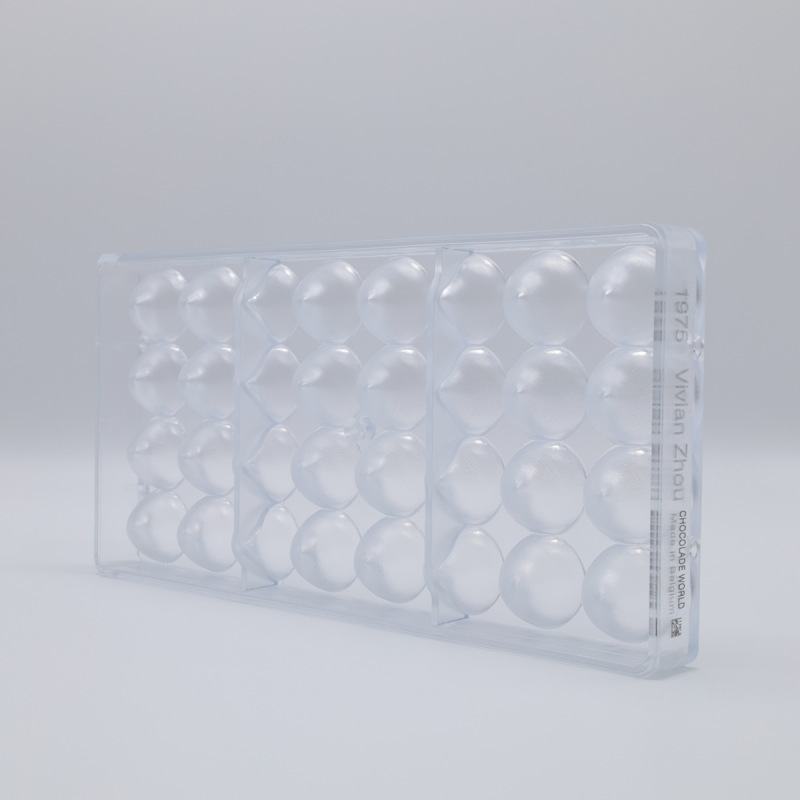Polykarbonátová forma na pralinky od Vivan Zhou, 275x135 mm – CHOCOLATE WORLD 3