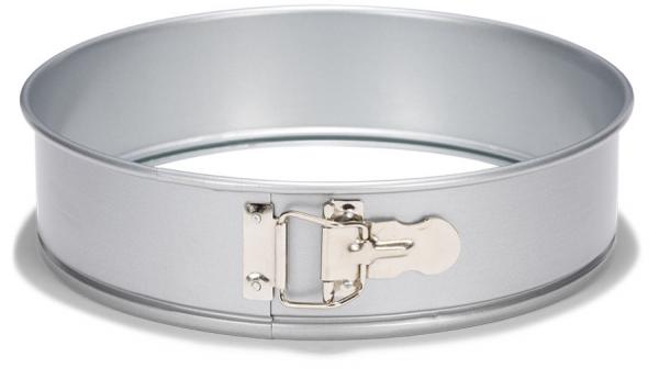 Forma na koláče s odnímateľným okrajom a skleneným dnom, línia SILVER-TOP - PATISSE