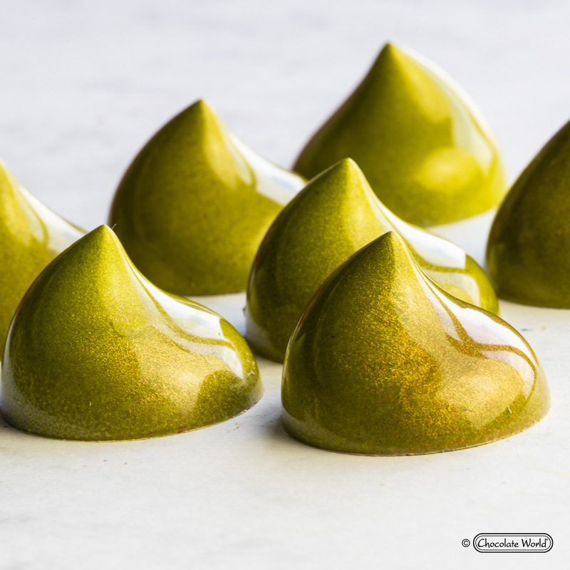 Polykarbonátová forma na pralinky od Vivan Zhou, 275x135 mm – CHOCOLATE WORLD 2