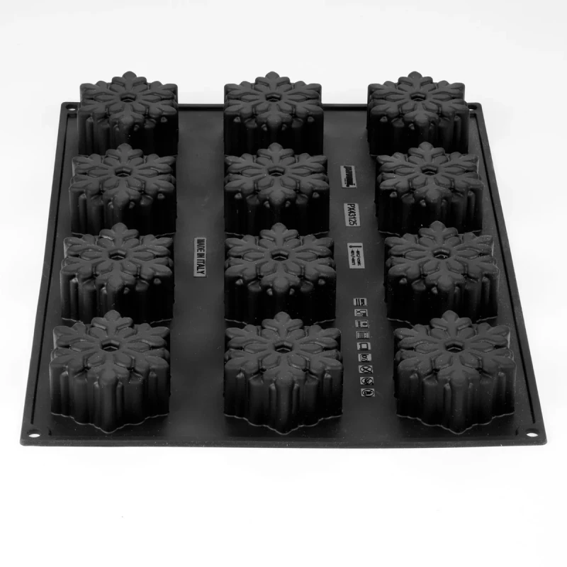 Silikónová forma na monoporcie Fiocco di neve, 400x300 mm – PAVONI 1