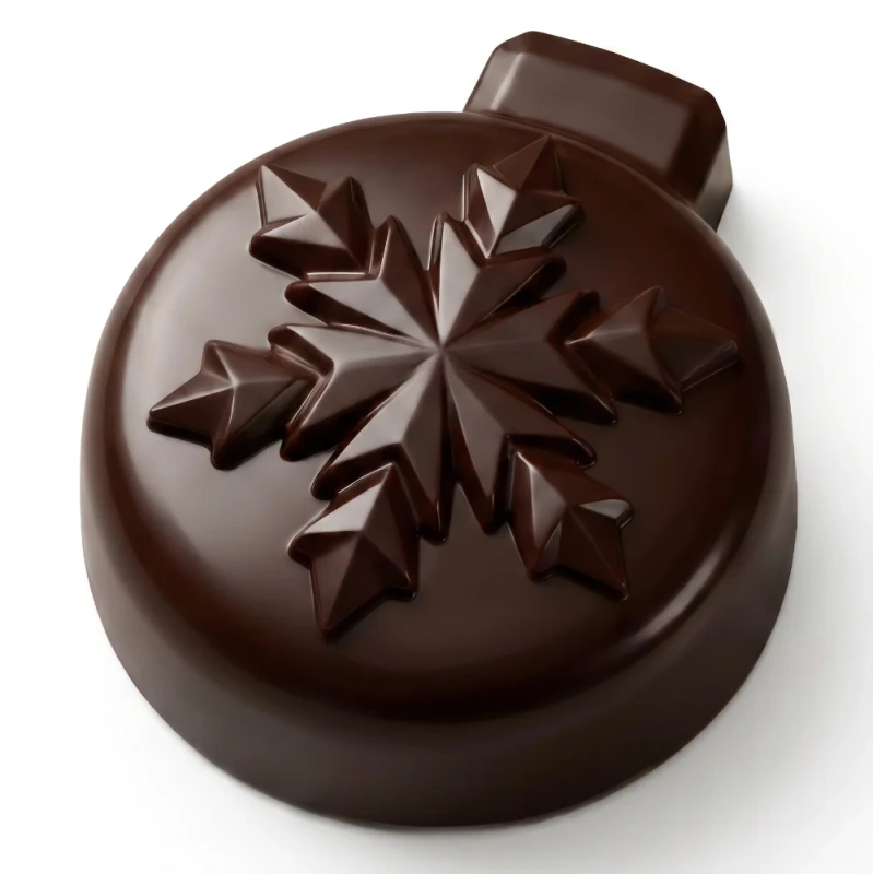 Polykarbonátová forma na pralinky Vianočné ozdoby 275x175 mm – PAVONI 1