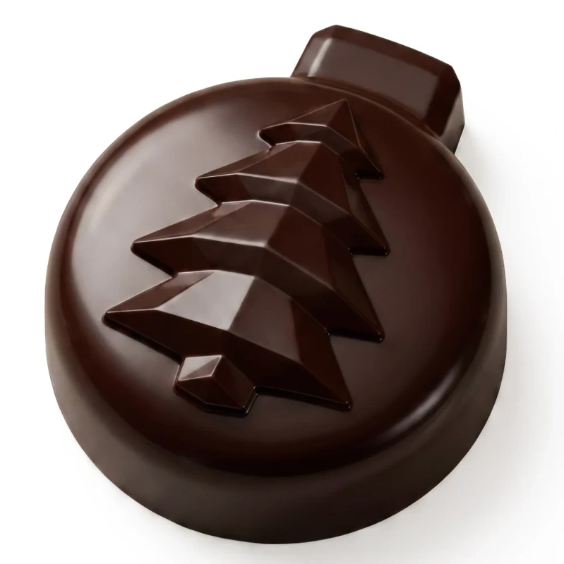 Polykarbonátová forma na pralinky Vianočné ozdoby 275x175 mm – PAVONI 2