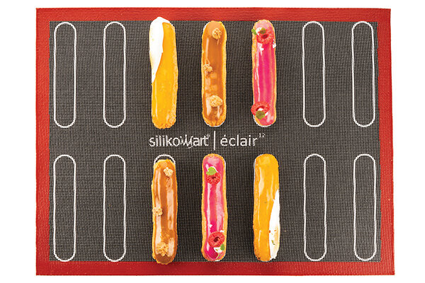 Obojstranná silikónová perforovaná podložka AirMat Éclair & Choux, 300x400 mm – SILIKOMART 2