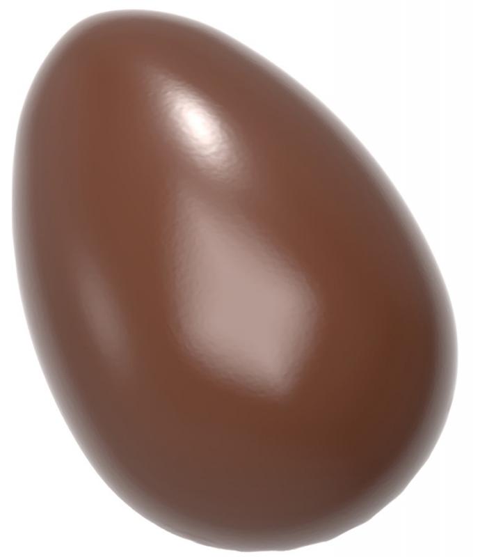 Polykarbonátová forma na čokoládové vajíčko, hladké, 275x135 mm - CHOCOLATE WORLD
