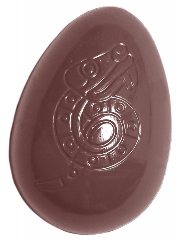 Polykarbonátová forma na čoko. vajíčka, línia Maya, 275x135 mm - CHOCOLATE WORLD