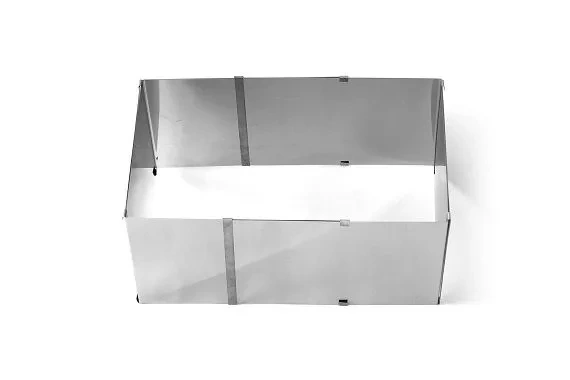 Nastaviteľný nerezový ráfik štvorec a obdĺžnik 1