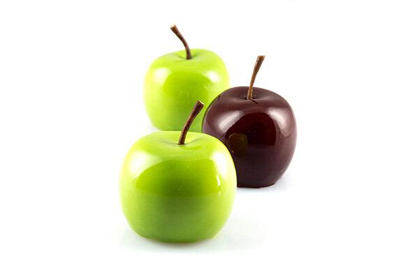 Silikónová forma na 3D Jablko, 5 x 115 ml – SILIKOMART