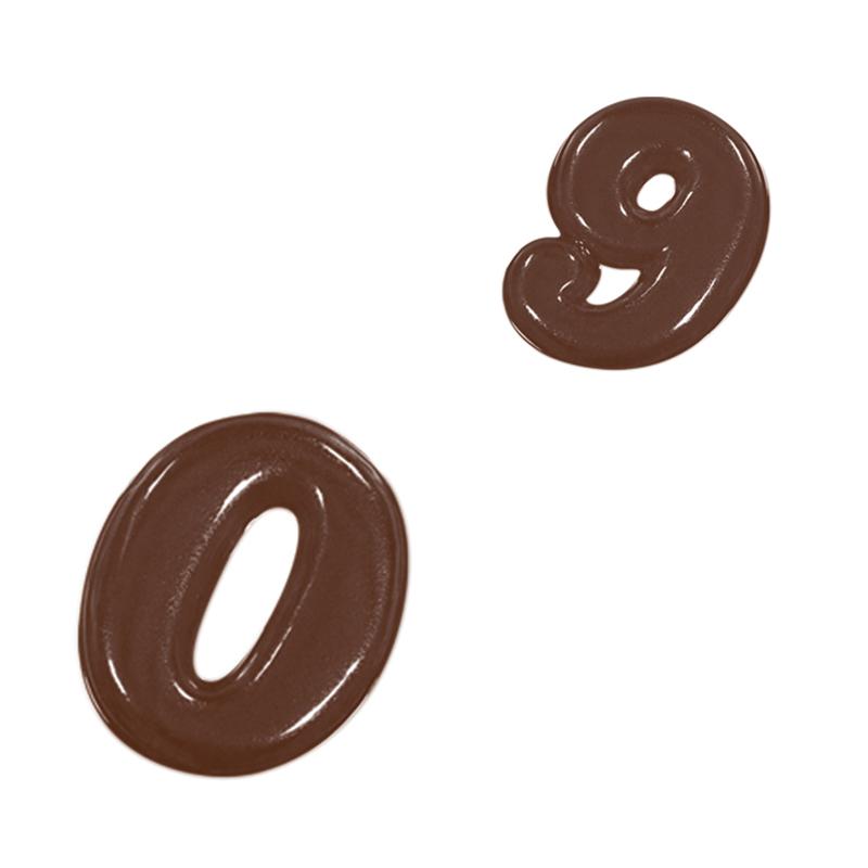 Plastová forma na čokoládové čísla - MARTELLATO