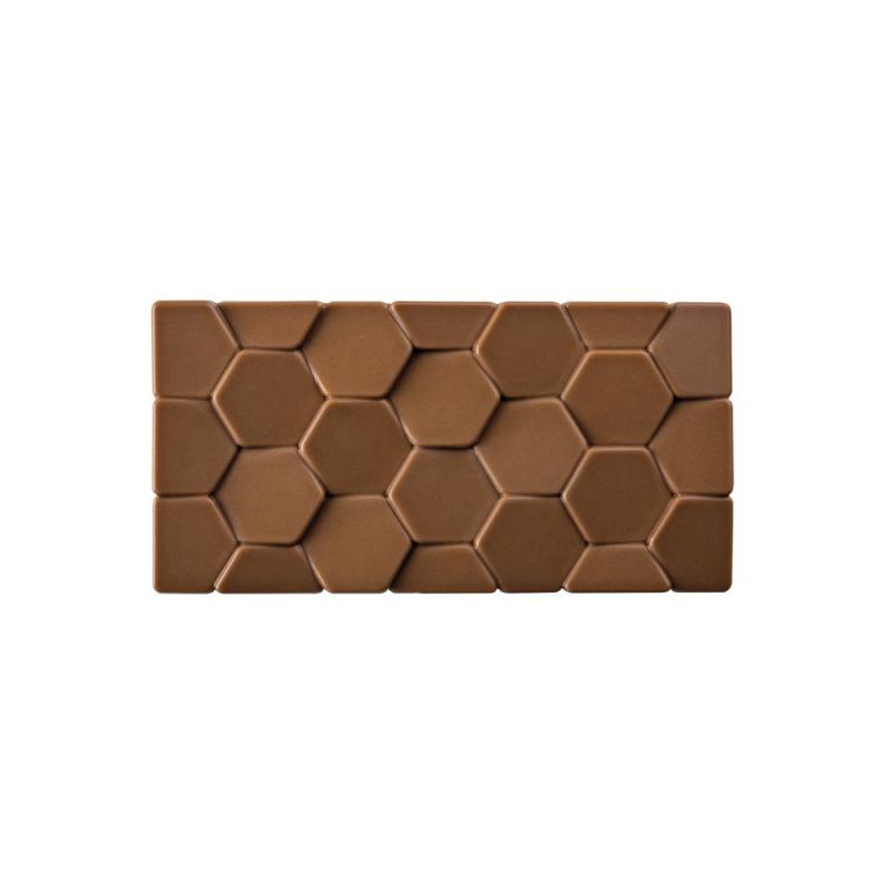 Polykarbonátová forma na tabuľkovú čokoládu 275x175 mm, Pavé - PAVONI