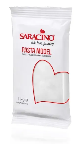 Biela modelovacia hmota, 1 kg – SARACINO