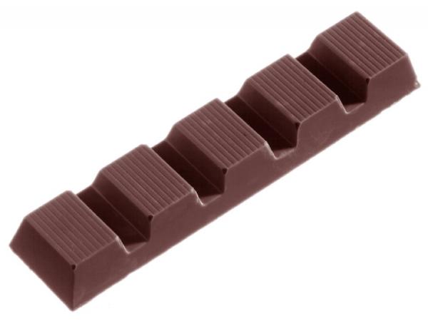 Polykarbonátová forma na čokoládové tyčinky, línia BARS, 275x135 mm - CHOCOLATE WORLD