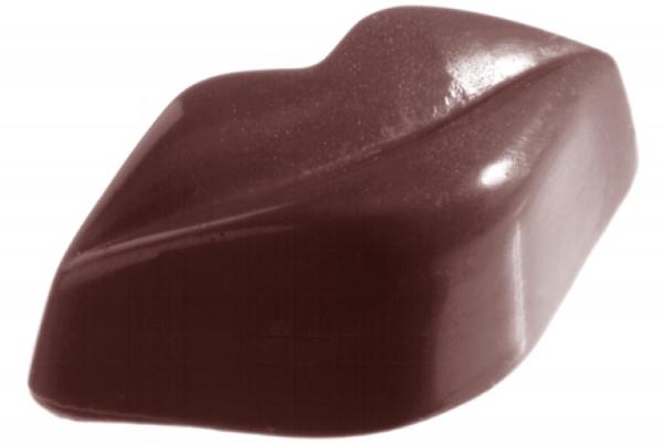Polykarbonátová forma na pralinky, pery, 275x135 mm - CHOCOLATE WORLD