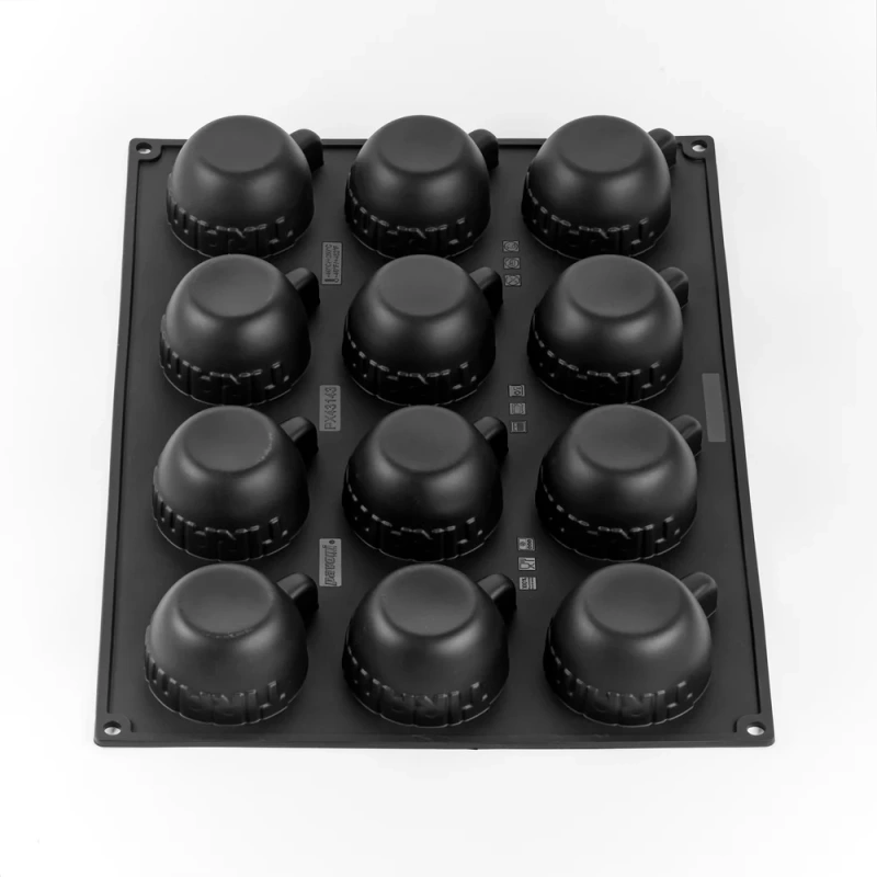 Silikónová forma na monoporcie TIRAMISU, 400x300 mm, línia Pavoflex – PAVONI 1