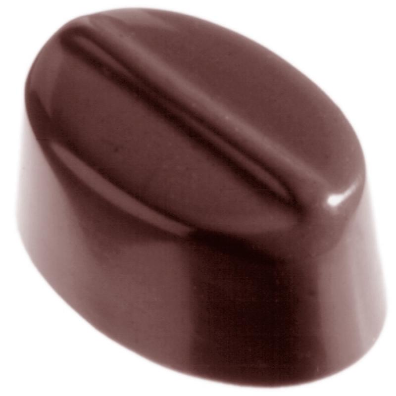 Polykarbonátová forma na oválne pralinky, línia ENROBED, 275x135 mm - CHOCOLATE WORLD