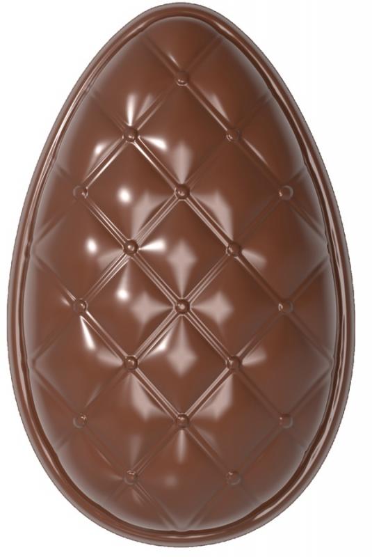 Polykarbonátová forma na čokoládové vajíčko s textúrou - CHOCOLATE WORLD
