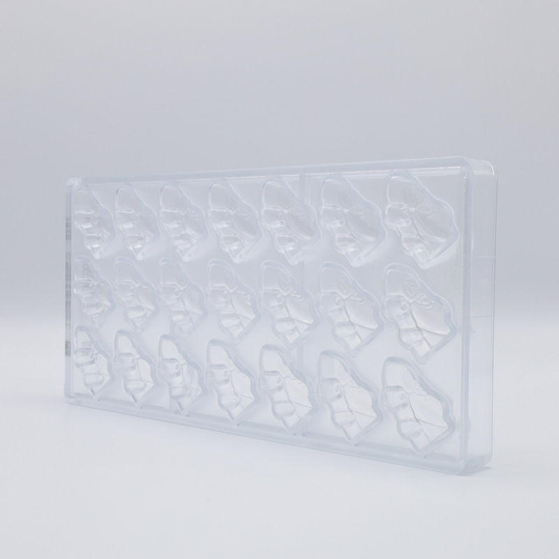 Polykarbonátová forma na figúrky, Mikuláš, 275x135 mm – CHOCOLATE WORLD 1