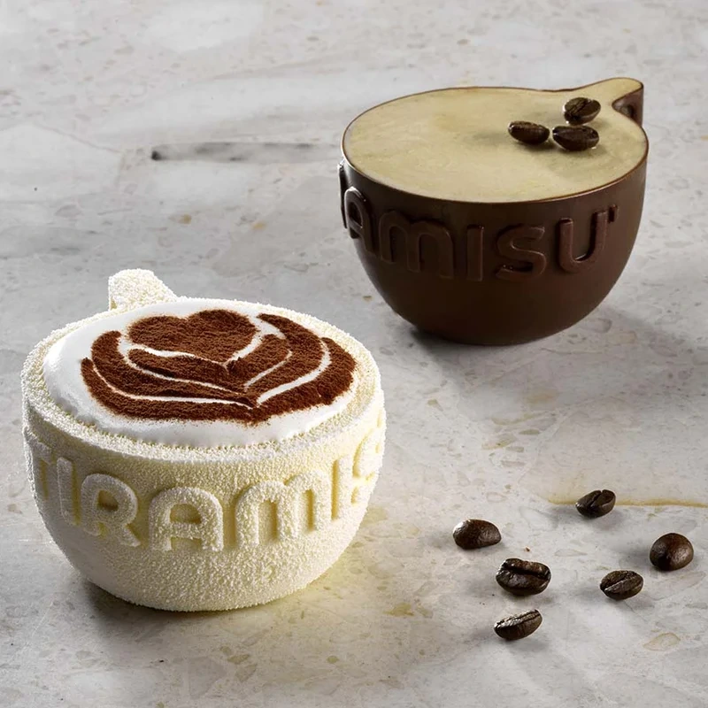 Silikónová forma na monoporcie TIRAMISU, 400x300 mm, línia Pavoflex – PAVONI